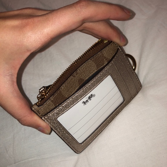 Coach Mini Skinny ID Case with Keyring - Picture 5 of 5